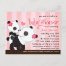 Recherche de panda mignon invitations Girly