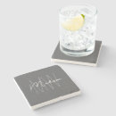 Recherche de monogramed dessous de verres Élégant