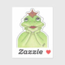 Recherche de grenouille rouge autocollants Aquarelle