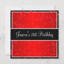 Recherche de black white red invitations Rouge