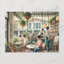 Recherche de singapour cartes postales Aquarelle