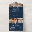Recherche de marine et blanc invitations Minimaliste simple