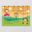 Recherche de terrain jeu invitations Balançoires