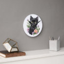 Recherche de chat floral horloges Mignon