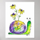 Recherche de escargots colorés posters Heureux