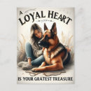 Recherche de loyal cartes postales Dog