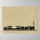Recherche de transport ferroviaire art Vintage