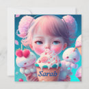 Recherche de kawaii vœux cartes Girl