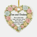 Recherche de coeur floral ornements Couple