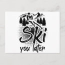 Recherche de sking cartes postales Skieurs