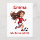 Recherche de le football filles cartes postales Amour