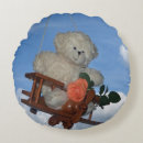 Recherche de nounours coussins Bleu