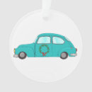 Suche nach blaues auto ornamente Weihnachtswagen