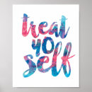 Suche nach leckereien poster Aquarell