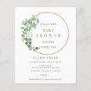 Recherche de greenery eucalyptus baby shower invitations Neutre