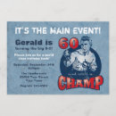 Recherche de champion invitations Fête d'anniversaire