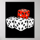Suche nach rote würfel poster Weiß