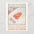 Recherche de bobsleigh cartes postales Hiver
