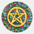 Recherche de pagan autocollants Pentagramme
