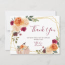 Recherche de bridal shower remerciements cartes De