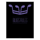 Suche nach coole musik poster Blau