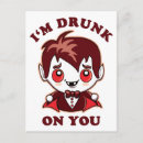 Recherche de amour vampire cartes postales Dessin animé