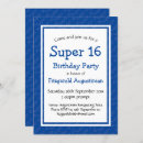 Recherche de super 16 invitations Célébration