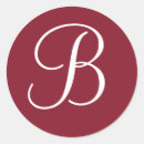 Suche nach dunkelrot aufkleber Monogramm