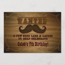 Recherche de partie moustache invitations Bébé