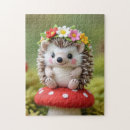 Suche nach igel puzzle Pilz