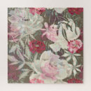 Suche nach rosa blumen puzzle Aquarell