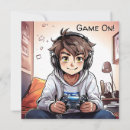 Recherche de video game invitations Boy