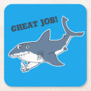 Suche nach weißer hai untersetzer Cartoon