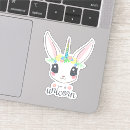 Recherche de mignons licorne autocollants J'aime les licornes