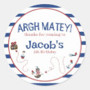 Recherche de anniversaire de pirate autocollants Fête d'anniversaire de pirates