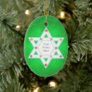 Recherche de hannukah ornements Flocons de neige