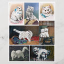 Recherche de peinture de chat Blanc