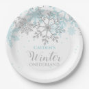 Recherche de pays assiettes en papier Hiver onederland