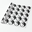 Recherche de yin et yang papier cadeau Blanc