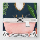 Recherche de salle bains horloges Boho