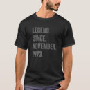 Suche nach legende seit 1973 tshirts November