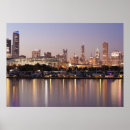 Suche nach chicago skyline poster Wolkenkratzer
