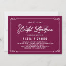 Recherche de bridal lunch invitations Déjeuner nuptiale