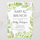 Recherche de botanical baby shower invitations Neutre