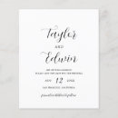 Recherche de budget wedding save the dates Minimaliste