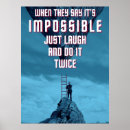 Suche nach nichts ist unmöglich poster Inspirierende wandkunst