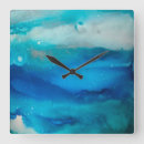 Suche nach blaue wellen wanduhren Küste