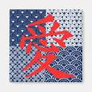 Recherche de caractère chinois magnets Calligraphie