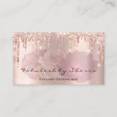 Recherche de beauté vintage cartes visite Cils