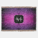 Recherche de pourpre couvertures plaids Scintille